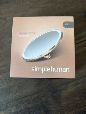 simplehuman Compact Sensor Mirror in Rose Gold Tone